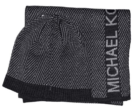 michael kors beanie and scarf